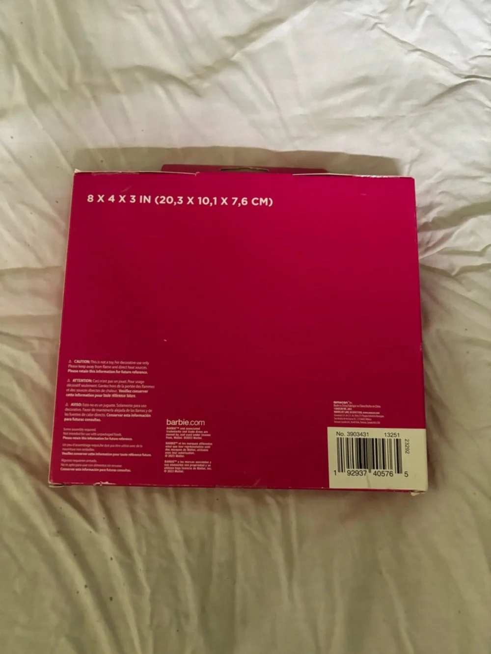 Barbie Hot Pink Gift Favor Boxes Pack